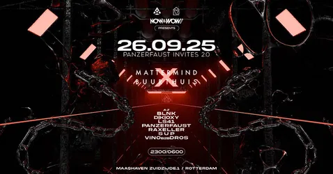 MATTERMIND x BUURTHUIS present PANZERFAUST invites 2.0