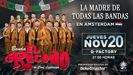  La madre de todas la bandas en Amsterdam Banda El Recodo en concierto