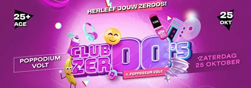 Club Zer00s X Poppodium Volt • 25.10