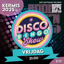 Disco Bingo show Bathmense kermis