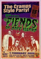 Cramps Tribute Night! live: THE FIENDS OF DOPE ISLAND -DJ Charley Rhythm